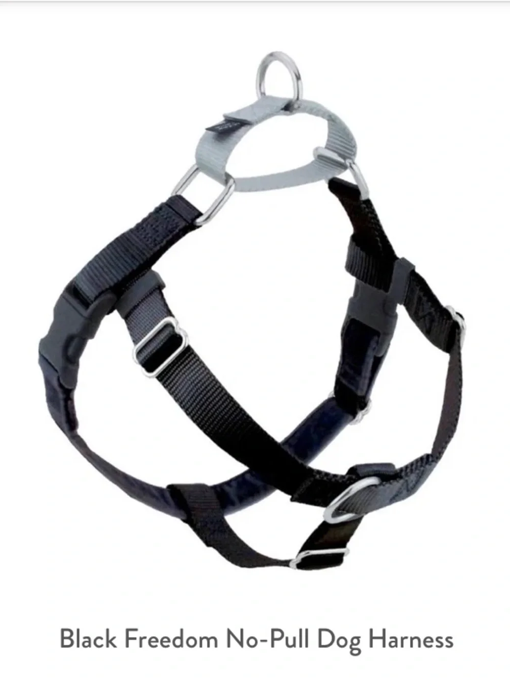 2 Hounds Design Black Freedom No-Pull Dog Harness for Small Dog or Puppy